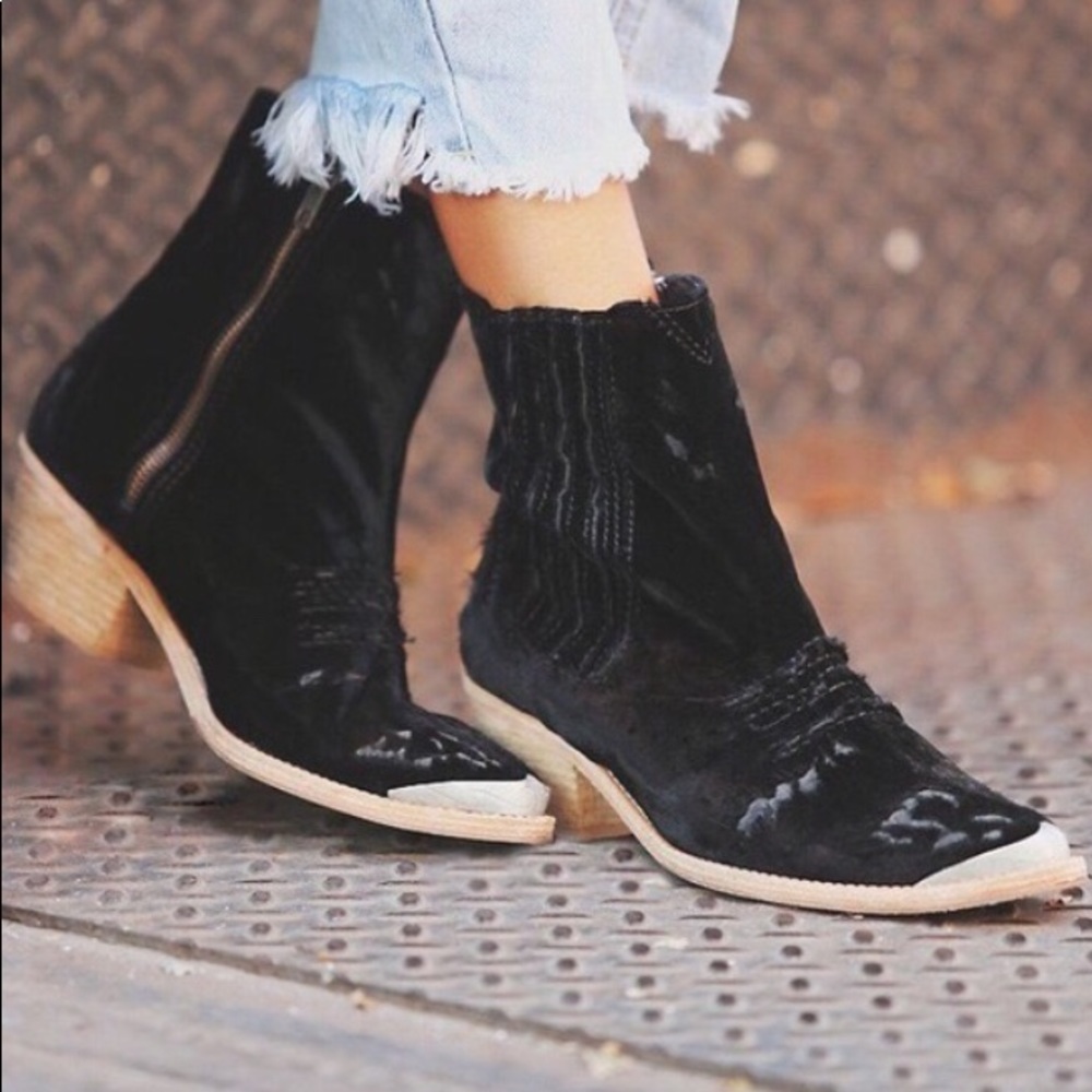 ISO Free People Barbary Velvet Boots
